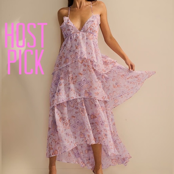 Victoria's Secret Other - Victoria’s Secret Chiffon Maxi Dress